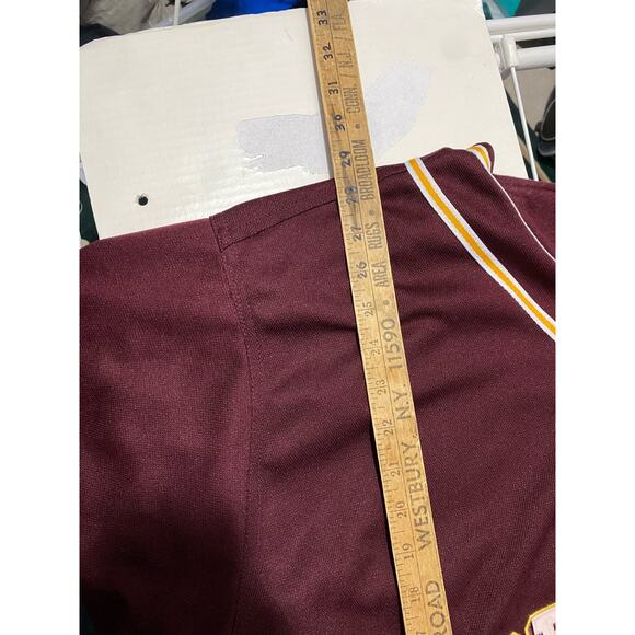 VTG Y2K Steve & Barrys PECKERS Button Up Sewn Baseball Jersey XXLFunny - Picture 4 of 11